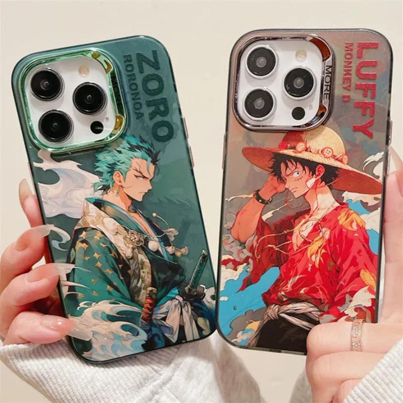 Capas telefone Zoro e Luffy - Multiverseloja