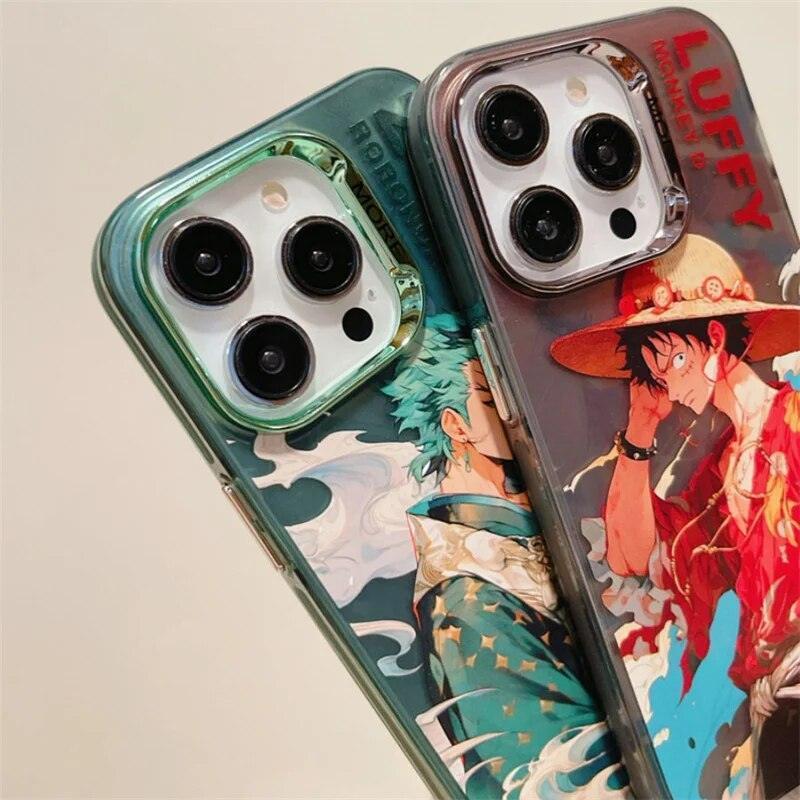 Capas telefone Zoro e Luffy - Multiverseloja